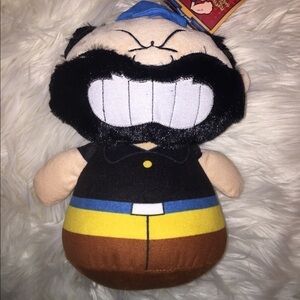 Popeye Bluto plush. NWT.
